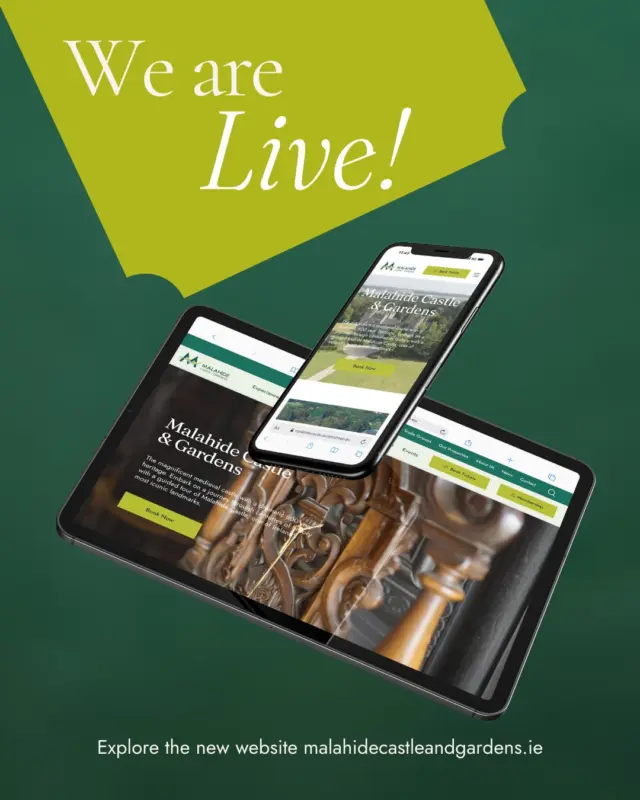 🎉 Exciting news! Our brand-new Malahide Castle and Gardens website is now live! 🎉

Discover the ease of navigating our fresh, user-friendly website! 🏰💻 It’s designed to be accessible, helping you effortlessly learn about all that Malahide Castle and Gardens has to offer—from upcoming events and castle guided tours to our historical gardens, fairy trail, and the enchanting butterfly house.

👉 Dive into malahidecastleandgardens.ie today and start planning your visit. Whether you're a history enthusiast or looking for a magical family adventure, everything you need is just a click away. Experience the new way to explore Malahide Castle and Gardens!

💬 We’d love to hear your thoughts on the new website! Share your feedback and let us know how we can make your experience even better.

#MalahideCastle #NewWebsite #DiscoverMalahide #CastleTours #GardenTours #FairyTrail #ButterflyHouse #VisitDublin #IrelandTravel #ExploreIreland