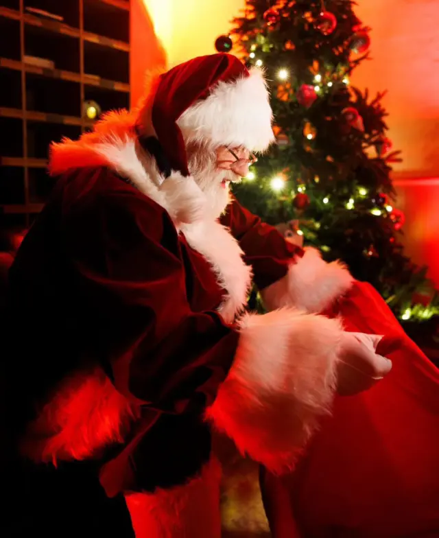 It’s almost time… 🕰️ Santa is making the final preparations, checking the list and soaking up the magic before his Christmas Eve journey begins 🎄✨

The most magical night of the year is almost here. 💫

#ChristmasEve #ChristmasMagic #FestiveMoments #MalahideCastleAndGardens 
#MagicalChristmas #ChristmasJoy #WinterInDublin